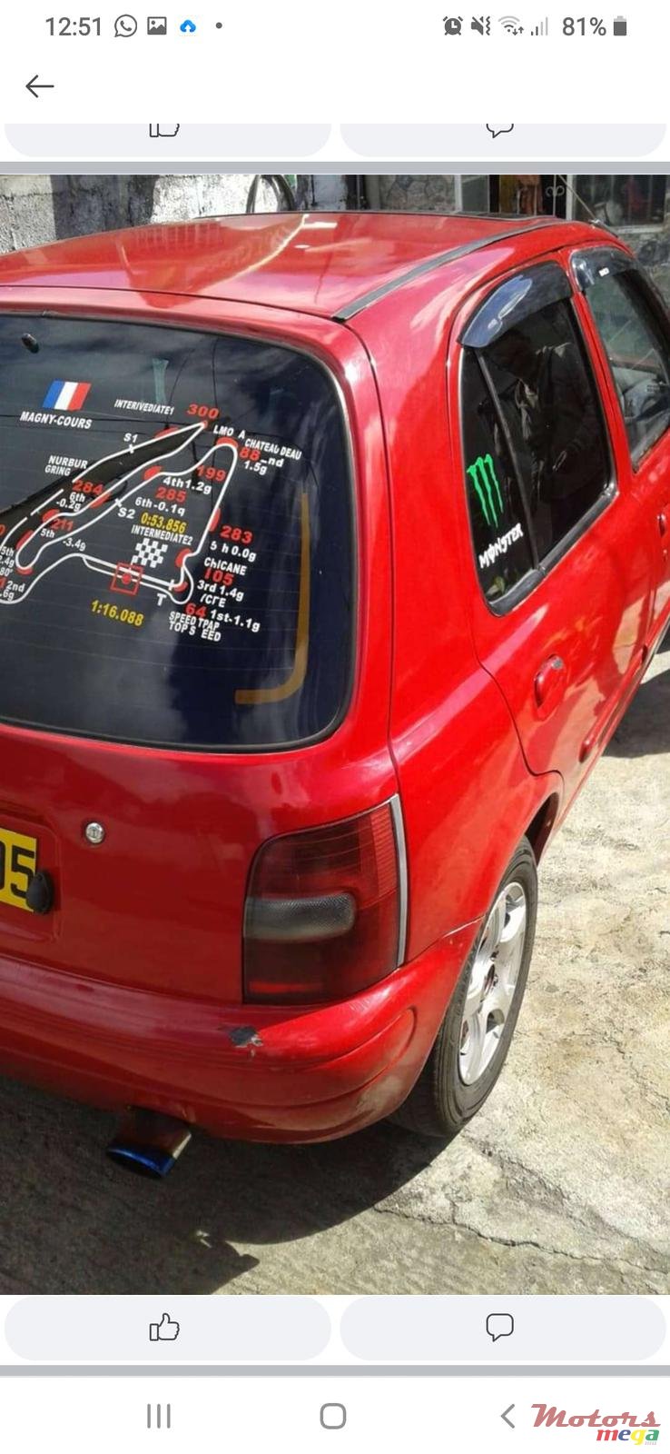 1995' Nissan Micra K11 photo #1