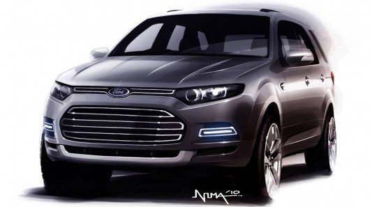 Ford has publicized the first official image of its new Territory SUV, planned for release next year