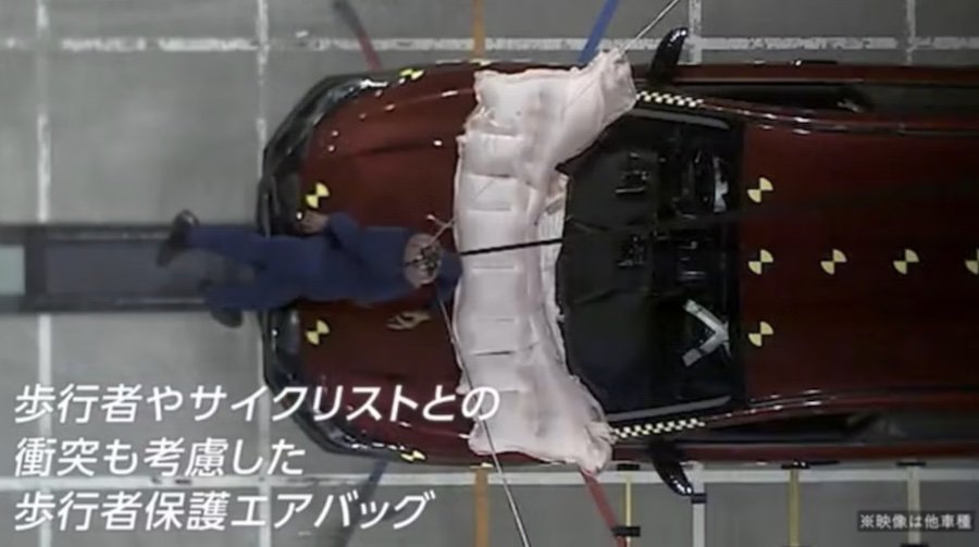 Subaru Introduces The First Airbags To Protect Cyclists