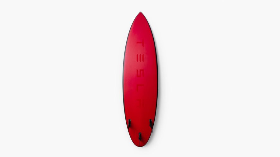 Tesla-branded surfboard sells out in less than a day