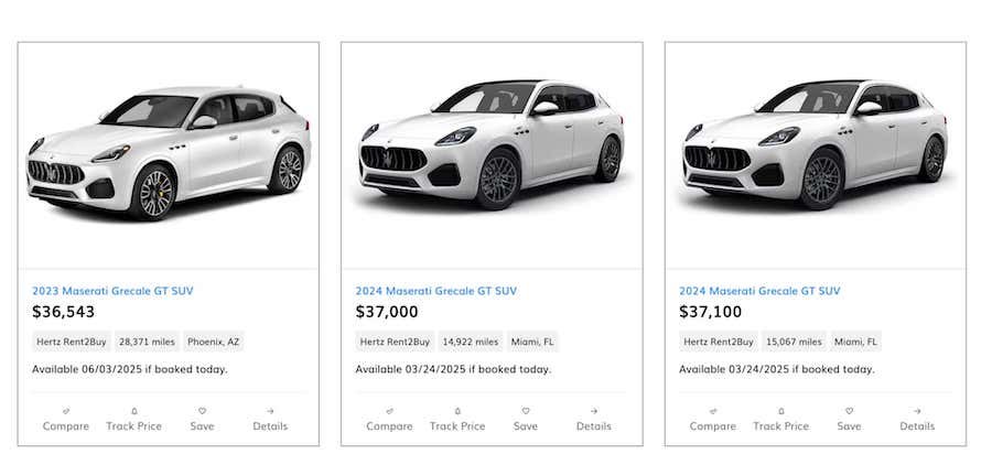 You Can Get a Stupid Cheap Maserati From Hertz