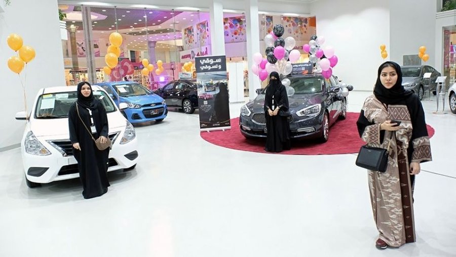 Saudi women-only car show opens, now that they can drive