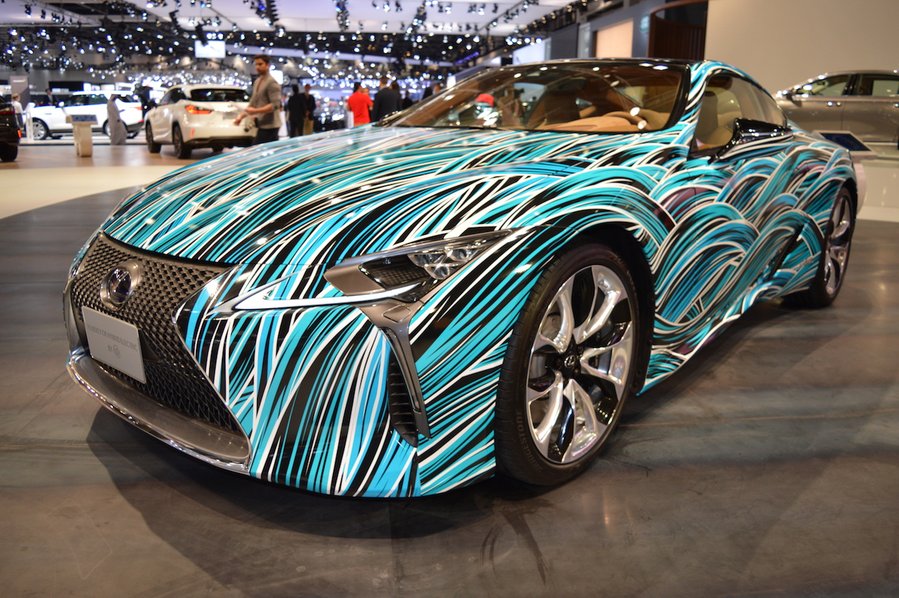 Lexus Fluidity of Hybrid Electric concept showcased at the 2017 Dubai Motor Show