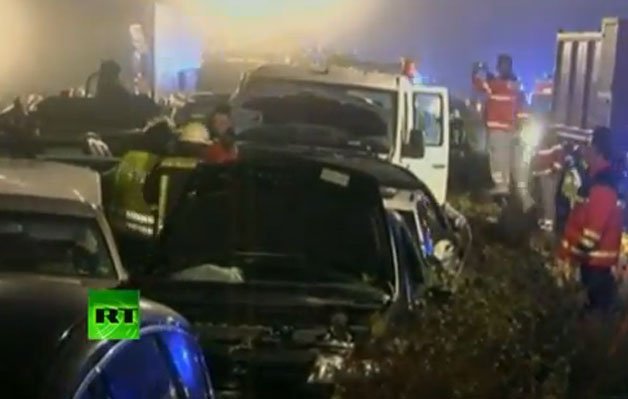 Three Killed in 52-car Autobahn Crash