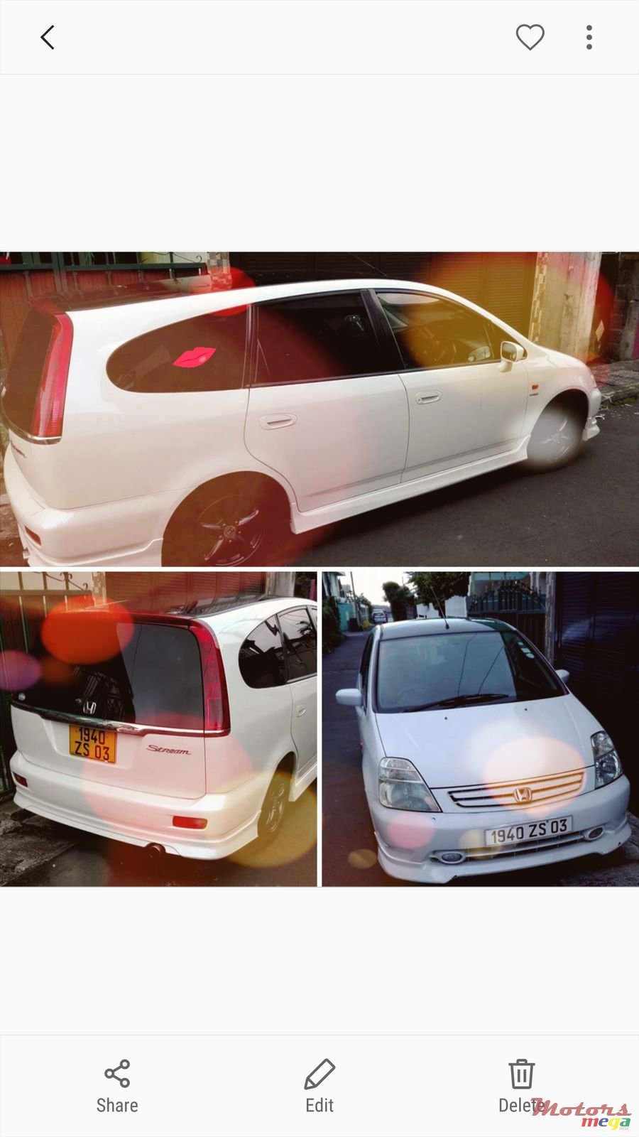 2003' Honda Stream photo #1