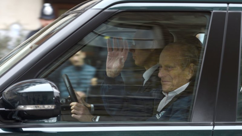 Britain's Prince Philip gives up driving license after crash
