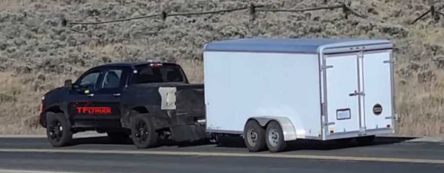 Next-Gen Toyota Tundra Spied On Curvy Roads Towing Trailer