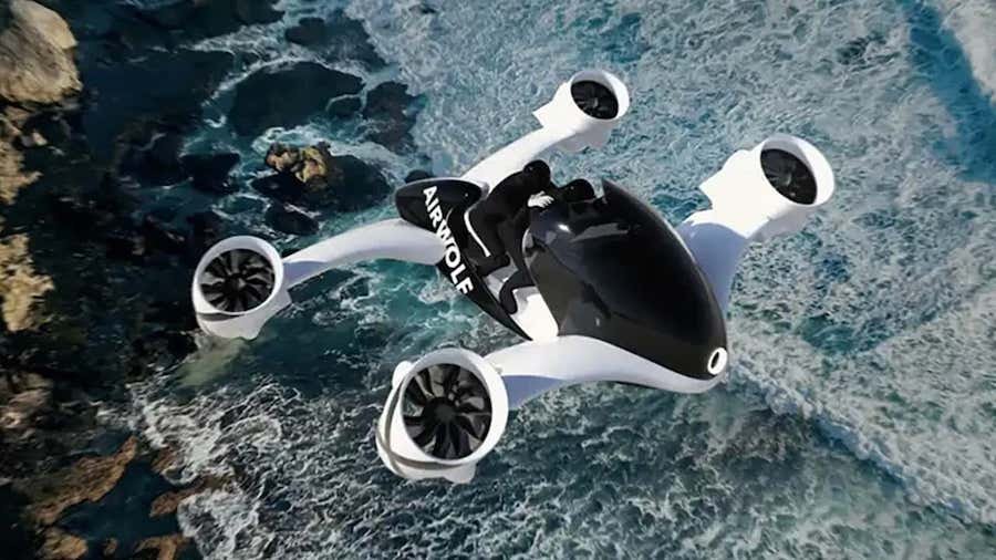 Take a Look at This 430 Horsepower Fully Electric Flying Motorcycle