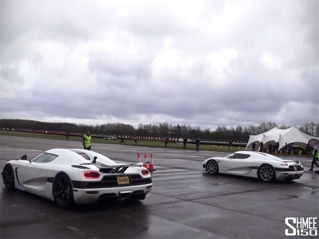 This Koenigsegg vs Koenigsegg Drag Race Is the Best Thing You'll See All Day