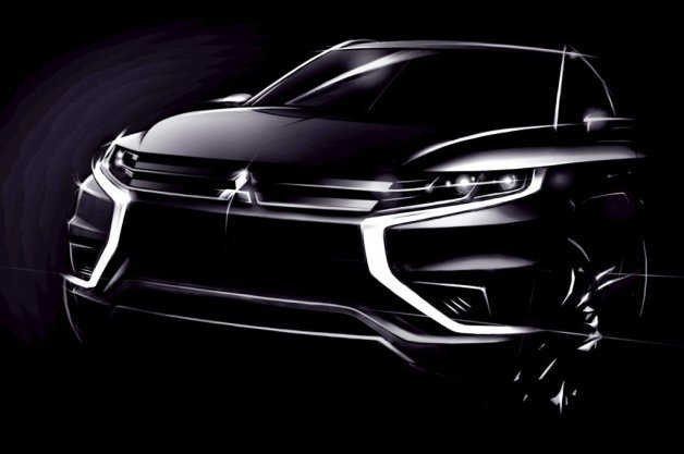 Aggressive New Mitsubishi Outlander PHEV Concept-S Coming to Paris