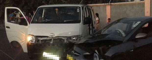 Une voiture a percuté un van à Cassis, le jeudi 12 janvier
