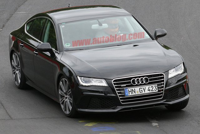 Audi S7 snapped not hiding a thing