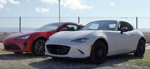 Stock Toyota 86 And Mazda MX-5 RF Beat Dodge Charger Hellcat On Track