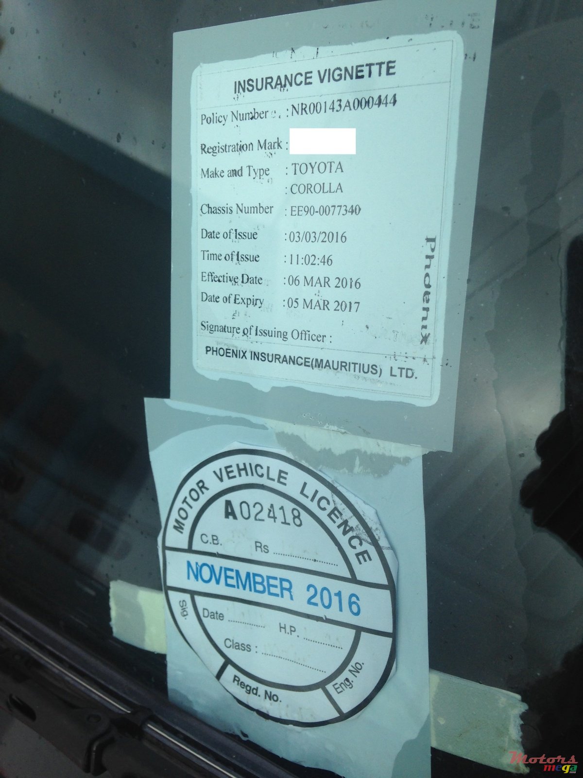 1988' Toyota Corolla EE90-GL photo #3