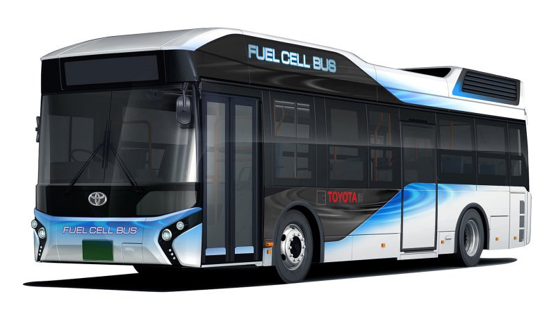 Toyota next fuel cell vehicle is a big ole bus