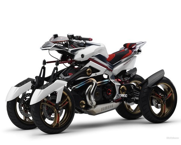 Yamaha Tesseract four-wheeled motorcycle in development?