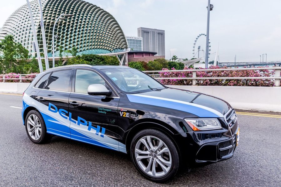 Delphi launches autonomous car test program in Singapore