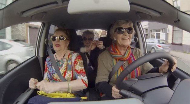 Rapping Grandmas Love the Mitsubishi i EV