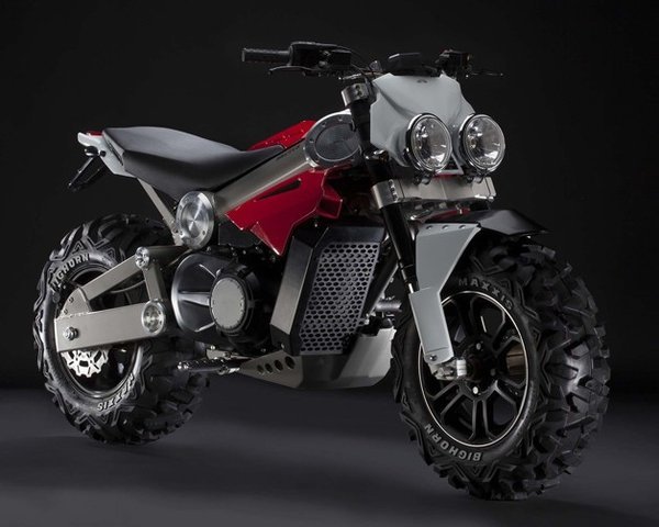 Brutus Motorcycle is Half an ATV