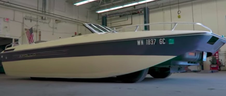 This Road-Going Boat Is Actually A Chrysler LeBaron Underneath