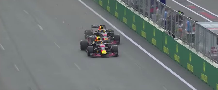 Lewis Hamilton wins chaotic Azerbaijan Grand Prix