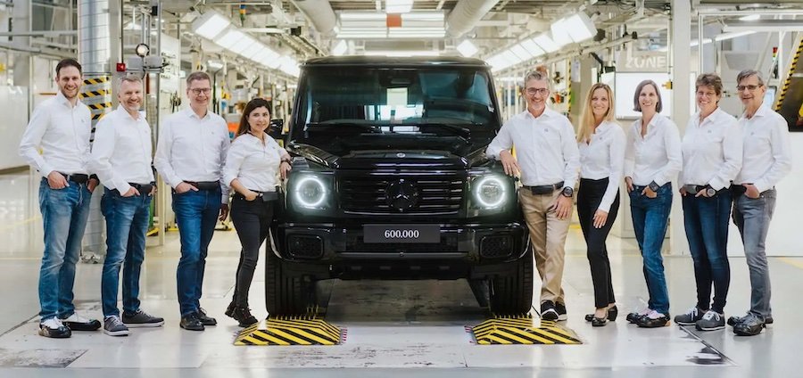 Mercedes Builds 600,000th G-Class—And It’s Fully Electric