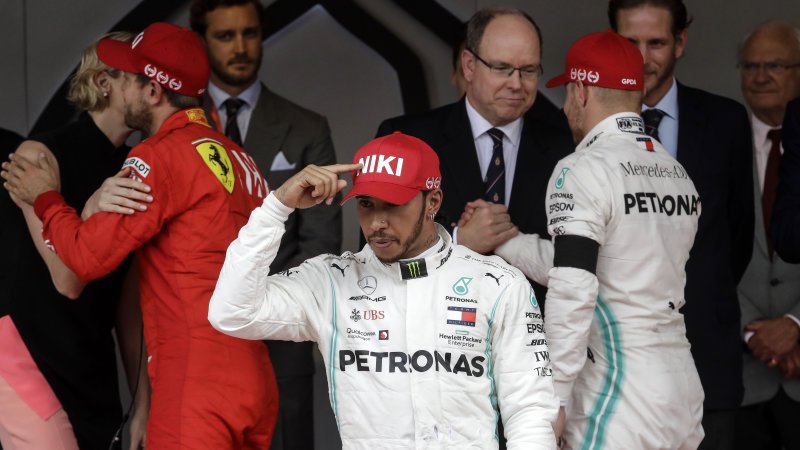 Lewis Hamilton wins tense Monaco Grand Prix