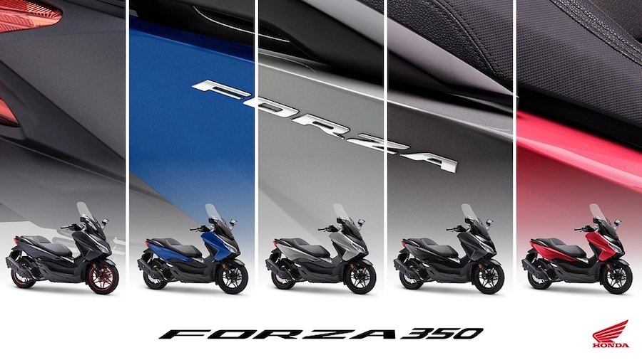 Nouvelles robes pour les scooters Honda Forza 125, Honda Forza 350 et Honda ADV 350
