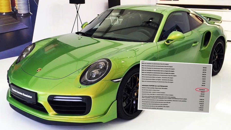 Porsche 911 Turbo S' Custom Factory Paint Job Costs Almost $100K (Rs 3.347M)