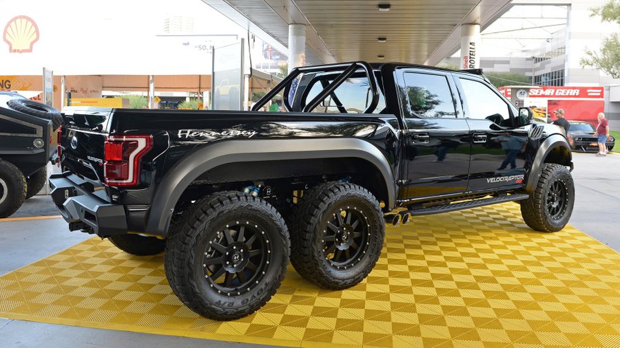 Hennessey VelociRaptor $295K F-150: 'Pure aggression on wheels — all 6 of them'