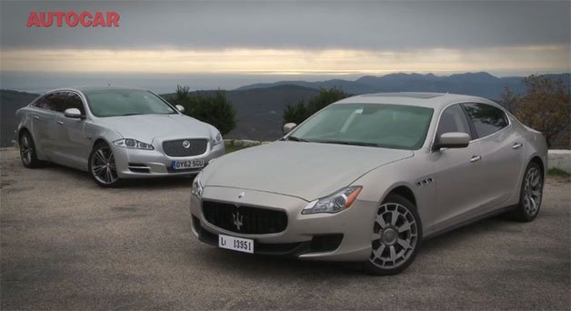 Autocar Compares New Maserati Quattroporte to Jaguar XJ