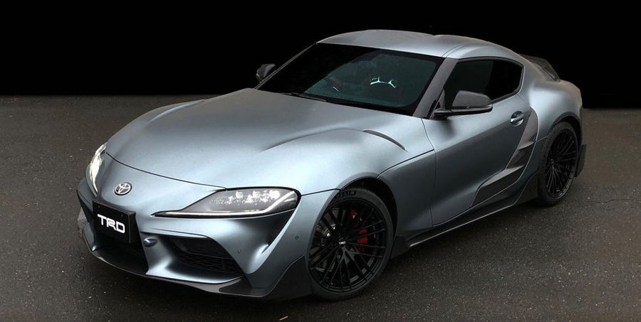 Toyota Supra gets modified for the first time by TRD