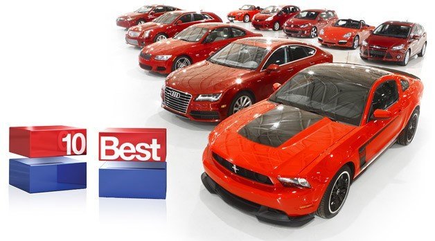 Car and Driver Reveals its 2012 10 Best Cars 