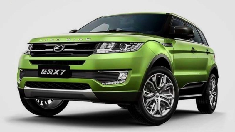 Land Rover wins legal battle over Evoque clone Land Wind X7