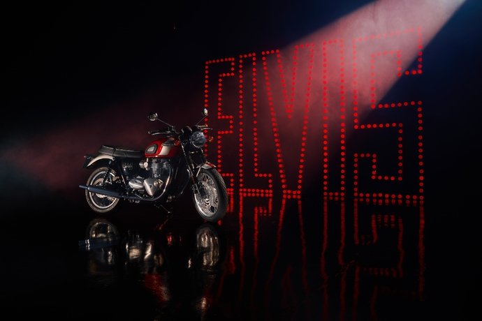 Triumph rend hommage à Elvis avec une série spéciale sur la Bonneville T120