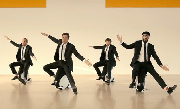 OK Go Ride Honda UNI-CUB ? in Latest Amazeballs Music Video