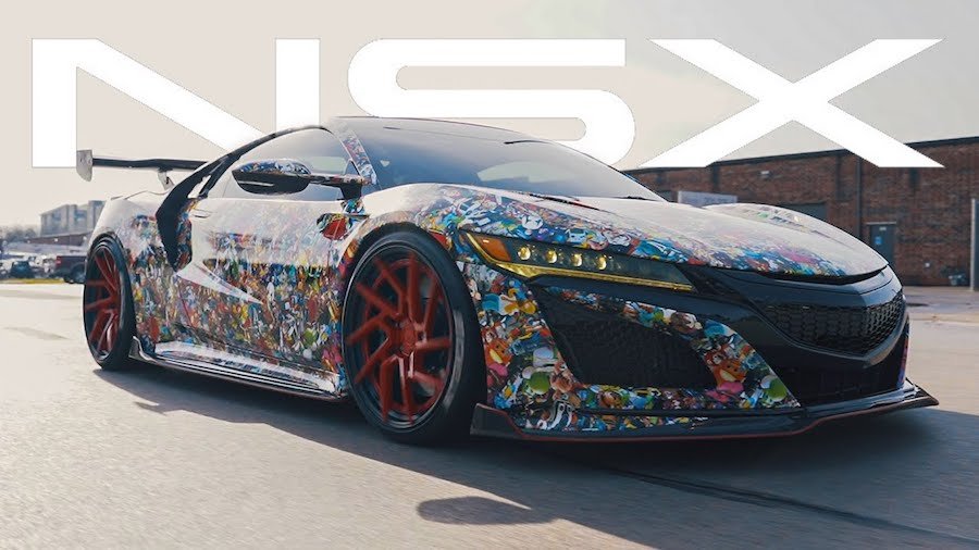 Acura NSX Owner Relives Childhood With Insane Custom Wrap