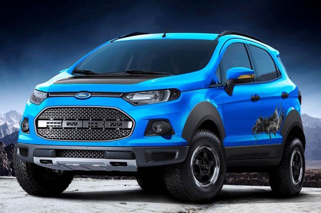 Ford EcoSport Storm Concept Swallows a Raptor in Sao Paulo