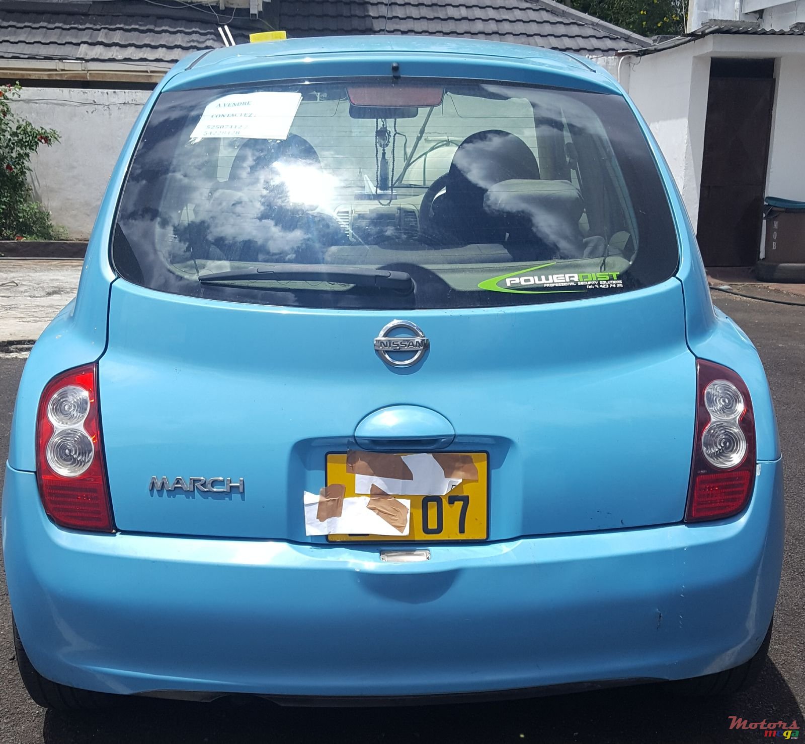 2007' Nissan March cosmic tyre photo #1