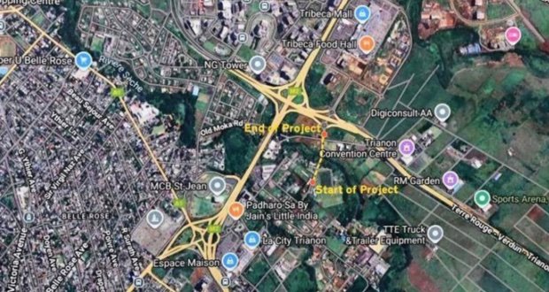 La route Pellegrin-Trianon lancée au coût de Rs 43 millions