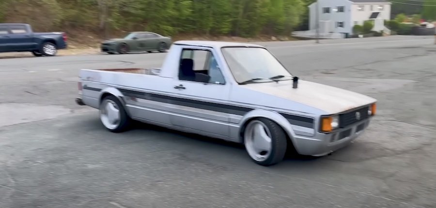 Genius Or Madness: This Turbo Hayabusa Powered VW Rabbit Pickup Project