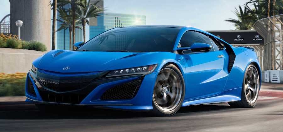 2021 Acura NSX Looks Retrotastic With Long Beach Blue Pearl Paint