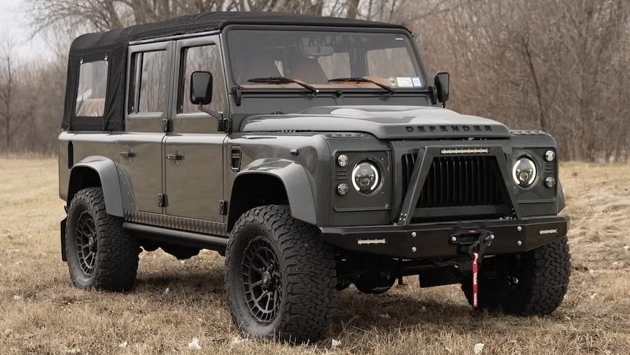In-Wheel Motors Make This Land Rover Defender Restomod Worth The Weight