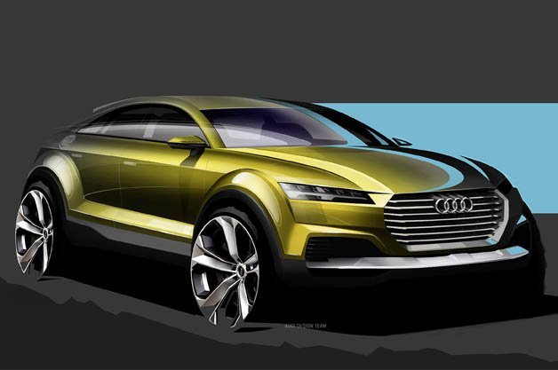 Audi Previews Sleek Crossover Concept Ahead of Beijing Debut