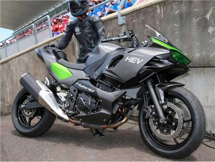 Kawasaki moto hybride