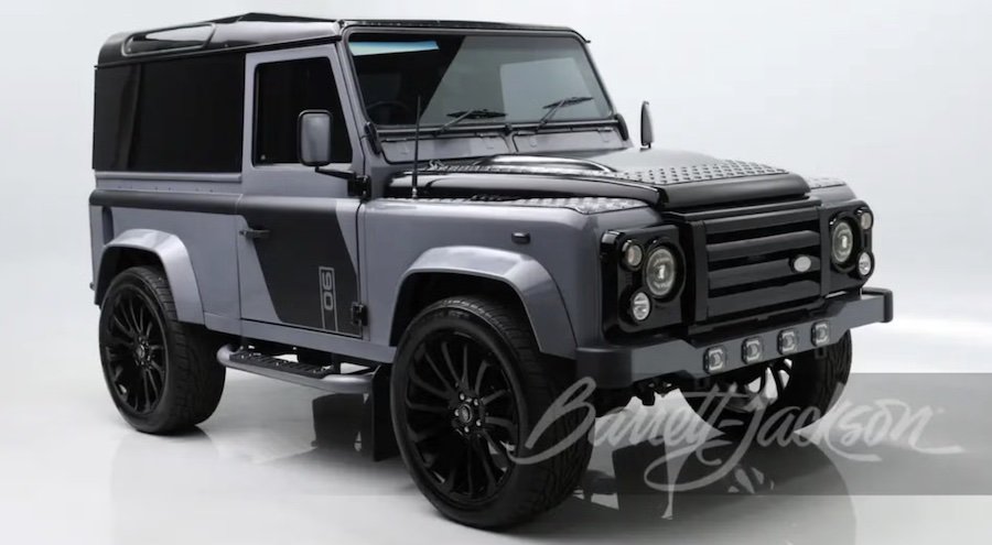 This Ultra-Rare BMW-Powered Defender 90 Just Hit the Auction Block