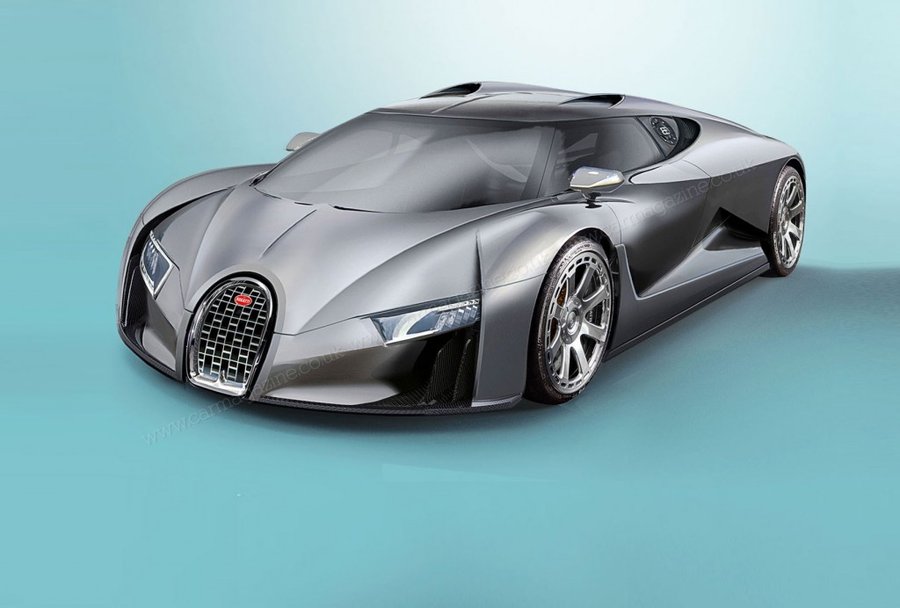 2017 Bugatti Chiron rendering