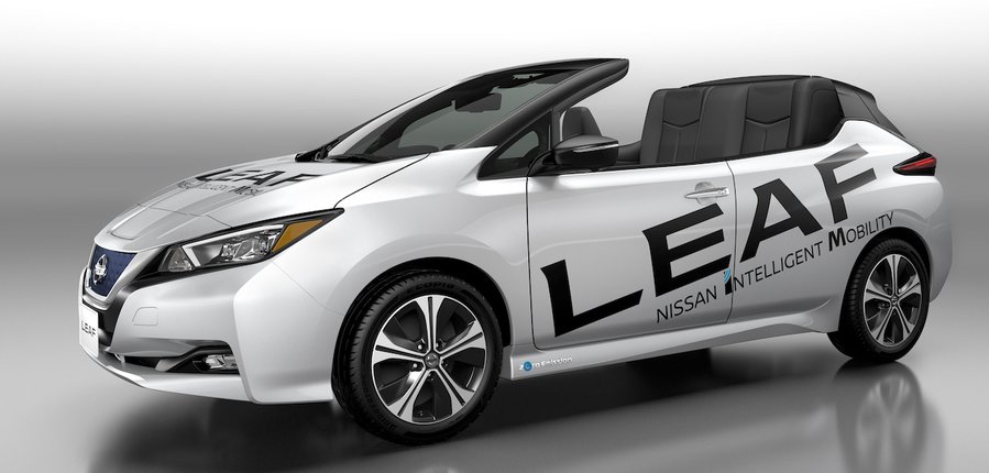 Nissan Leaf Open Car unveiled to celebrate 1,00,000 Nissan Leaf sales in Japan