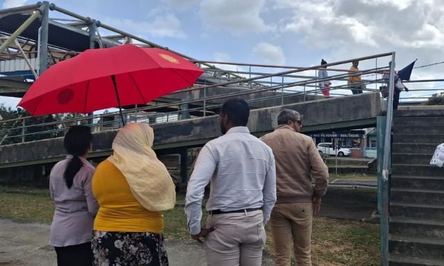 La passerelle piétonne à Résidence Vallijee sera bientôt rénovée