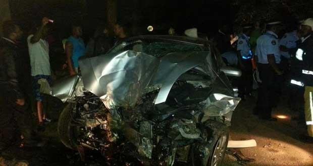 Three Injured in a Violent Crash in Ville-Noire